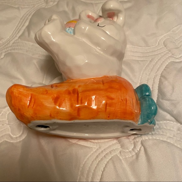 Bunny Rabbit Ceramic hand painted - Picture 4 of 4